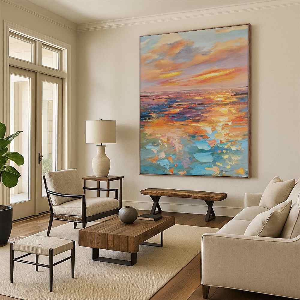 evening ocean-inspired sea abstract design 6